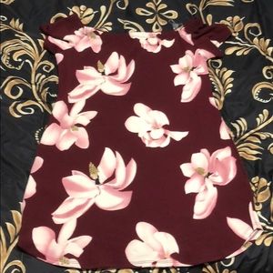 Floral mini dress
